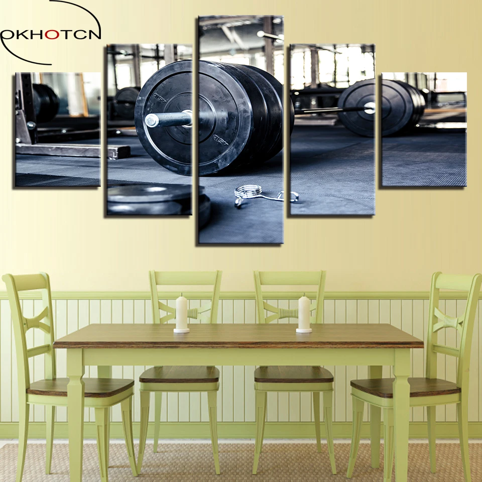 OKHOTCN Canvas Wall Art Painting Abstract Pictures Home Decor Framed 5 Pieces Fitness Gym Sports Dumbbells Posters Oil Prints
OKHOTCN Canvas Wall Art Painting Abstract Pictures Home Decor Framed 5 Pieces Fitness Gym Sports Dumbbells Posters Oil Prints