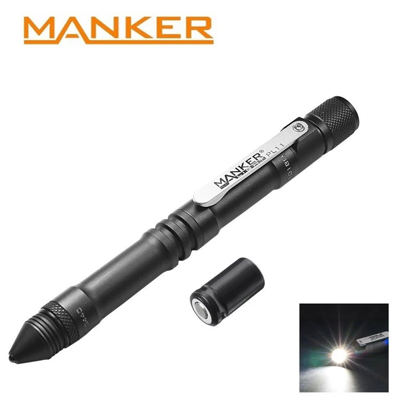 

Manker PL11 120LM CREE XPG3 LED/ Nichia 219C LED LED Penlight Aluminium Alloy w 1x 10440 or 1x 10180 Waterproof Pen Flashlight