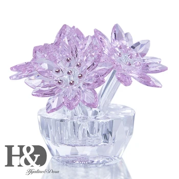H&D Pink Crystal Lotus Flower Figurine Glass Ornaments Home Table Decoration Wedding Anniversary Valentine's Day Christmas Gift
H&D Pink Crystal Lotus Flower Figurine Glass Ornaments Home Table Decoration Wedding Anniversary Valentine's Day Christmas Gift
