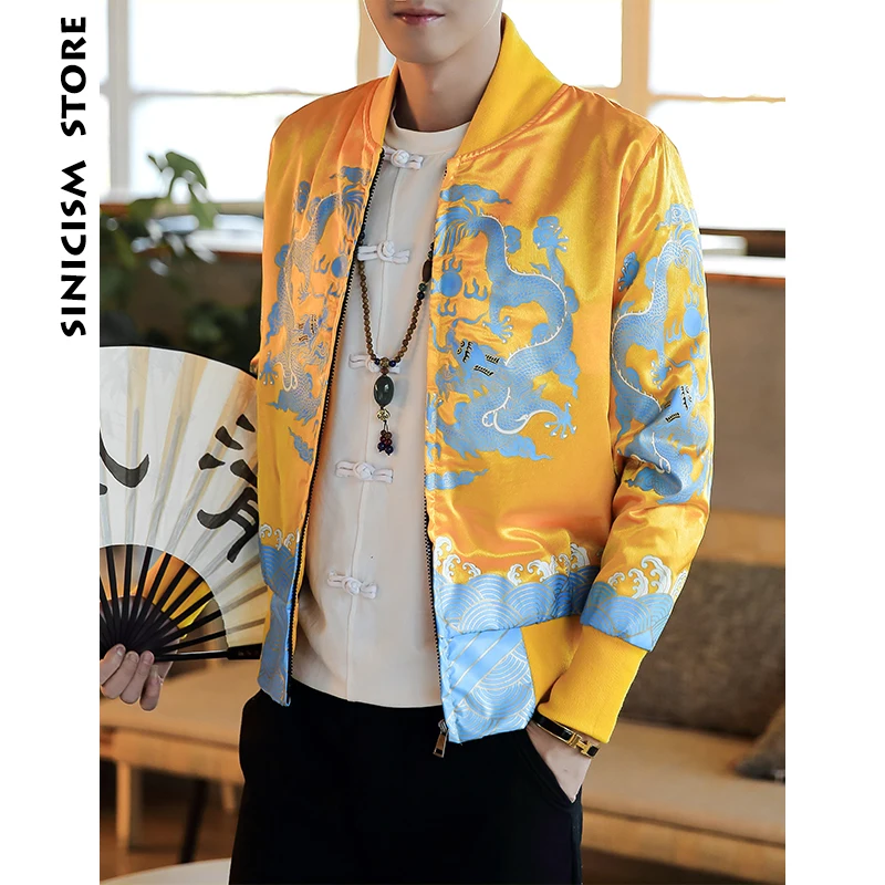 Sinicism Store Bomber Jackets Man 2019 Mens Streetwear Dragon Print Jackets And Coats Male Chinese Style Fahions Windbreaker
Sinicism Store Bomber Jackets Man 2019 Mens Streetwear Dragon Print Jackets And Coats Male Chinese Style Fahions Windbreaker