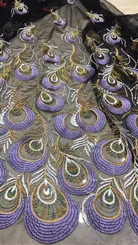 High Quality 2018 African Lace Fabric For Wedding Embroidered France mesh Lace Fabrics purple color nigerian Guipure Cord Lace
High Quality 2018 African Lace Fabric For Wedding Embroidered France mesh Lace Fabrics purple color nigerian Guipure Cord Lace