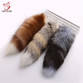 Women 100% Real Fox tail Pendants Keychain 25cm Fur Pom Pom Key Chain Bag Key Ring Car Key Holder best Gift Jewelry
Women 100% Real Fox tail Pendants Keychain 25cm Fur Pom Pom Key Chain Bag Key Ring Car Key Holder best Gift Jewelry