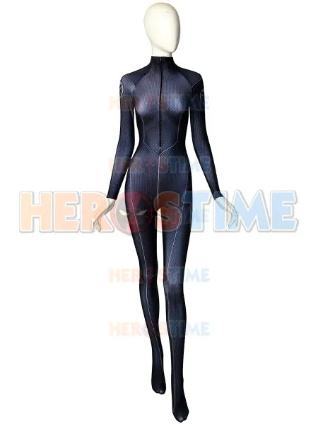 

Black Widow Costume The Avengers Infinity War Printing Girls Superhero Costume Spandex Zentai Halloween Cosplay Bodysuit