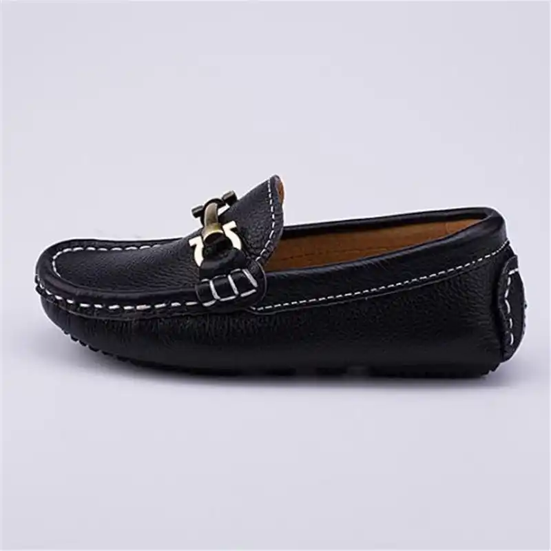 baby loafers black