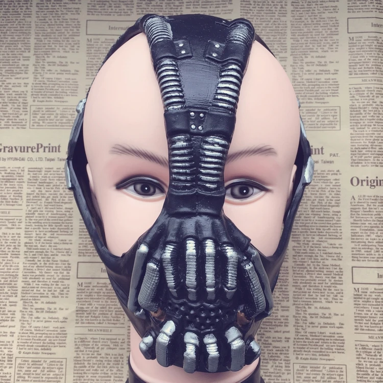 Movie Batman The Dark Knight Rises Bane Cosplay Mask Latex Helmet Props Adult Unisex Party Halloween
Movie Batman The Dark Knight Rises Bane Cosplay Mask Latex Helmet Props Adult Unisex Party Halloween