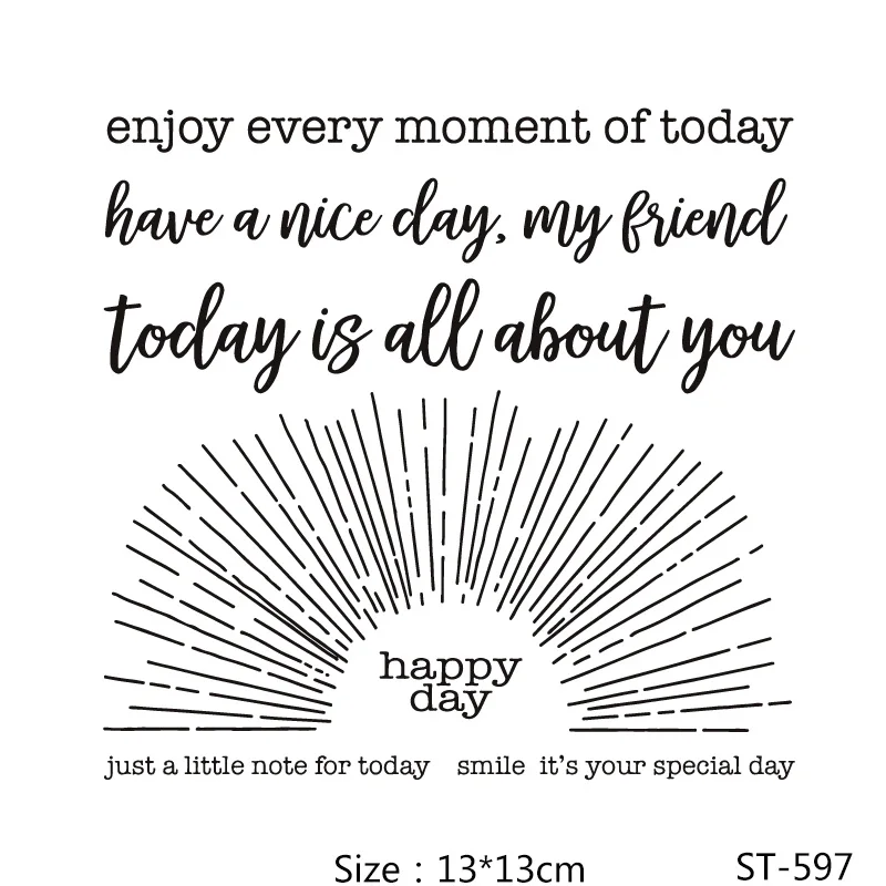 AZSG Have a nice day/Blessings Clear Stamps/Seals For DIY Scrapbooking/Card Making/Album Decorative Silicone Stamp Crafts
AZSG Have a nice day/Blessings Clear Stamps/Seals For DIY Scrapbooking/Card Making/Album Decorative Silicone Stamp Crafts
