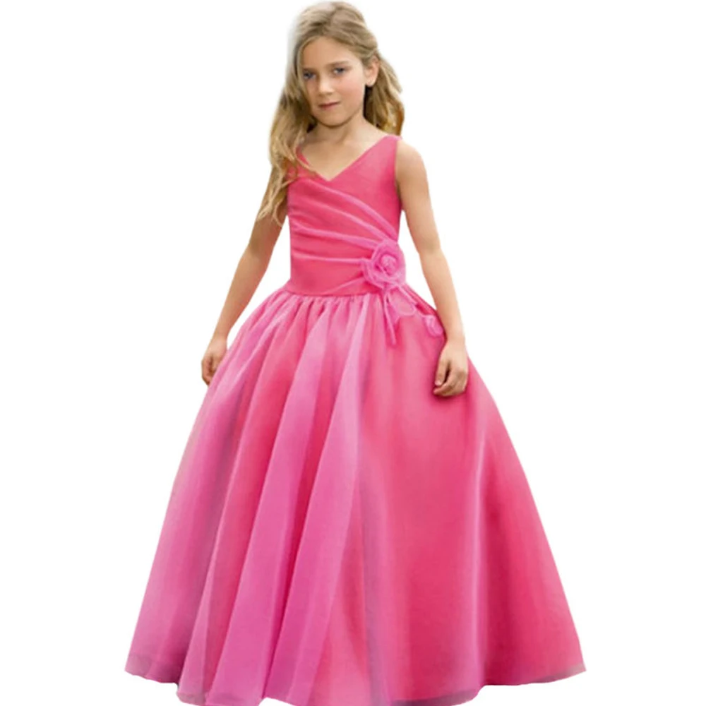Red flower girl dresses Ankle-length first communion dresses for girls A-line flower girl dresses for weddings
Red flower girl dresses Ankle-length first communion dresses for girls A-line flower girl dresses for weddings