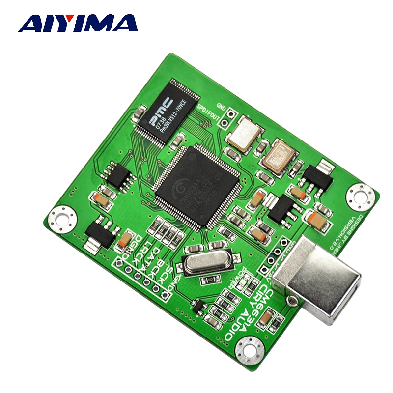 Aiyima CM6631A ЦАП цифровой интерфейсная карта USB TO IIS spdif выход 24Bit 192 K|dac board|usb to spdifdac usb |