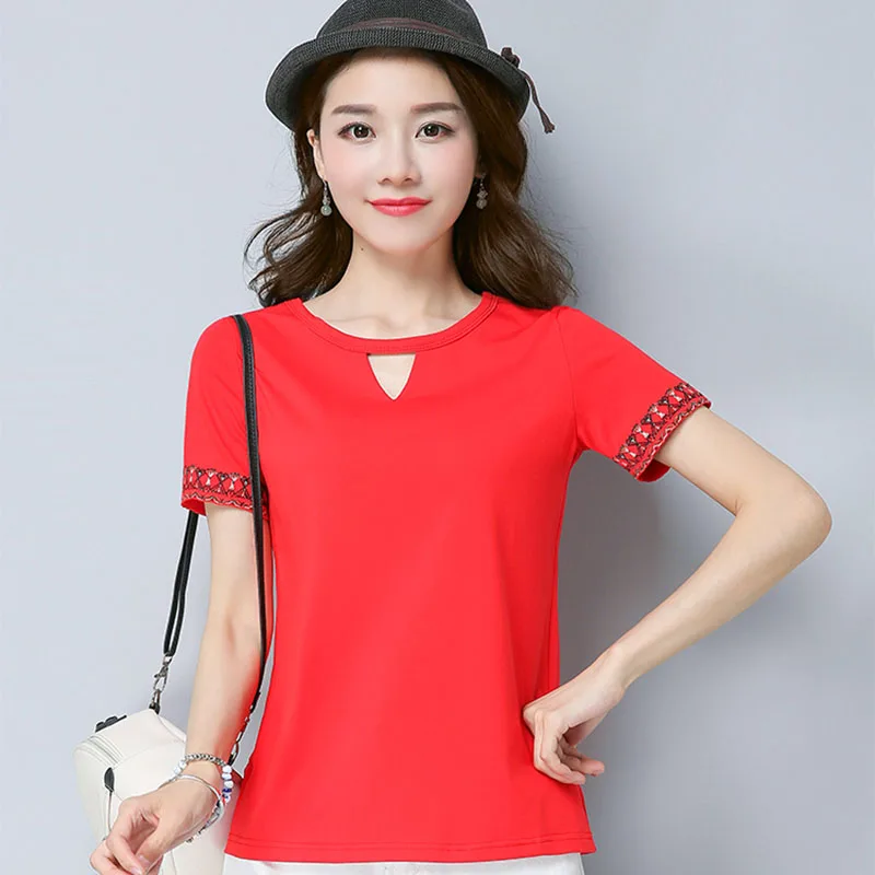 Blusas y Camisas Mujer 2019 Women Summer Fashion Embroidery Tops Short Sleeve Womens Cotton Casual Blouses Loose Ladies Shirts
Blusas y Camisas Mujer 2019 Women Summer Fashion Embroidery Tops Short Sleeve Womens Cotton Casual Blouses Loose Ladies Shirts