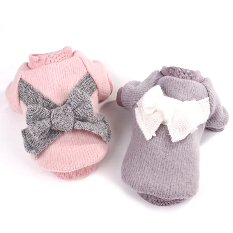 Autumn Winter Clothes For Small Dogs Cats Elegant Bow Knot Puppy Pet Sweater Warm Dog Coat Jacket Chihuahua Pug Clothing Outfits
Autumn Winter Clothes For Small Dogs Cats Elegant Bow Knot Puppy Pet Sweater Warm Dog Coat Jacket Chihuahua Pug Clothing Outfits