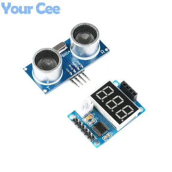1lot HC-SR04 Ultrasonic Module Distance Measuring Transducer Sensor Detector Ranging Module with Digital Display Control Board
1lot HC-SR04 Ultrasonic Module Distance Measuring Transducer Sensor Detector Ranging Module with Digital Display Control Board