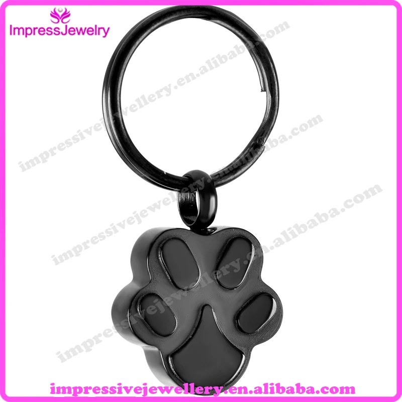 IJK2019 Dog Paw Print Black Plating Pet Cremation Urn Jewelry Keepsake Stainless Steel Keychains
IJK2019 Dog Paw Print Black Plating Pet Cremation Urn Jewelry Keepsake Stainless Steel Keychains