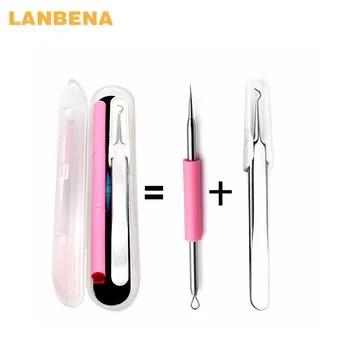 LANBENA acne embroidery cross needle pim extractor, washing fashionable style skin cleanser face Beauty tools 2PCS
LANBENA acne embroidery cross needle pim extractor, washing fashionable style skin cleanser face Beauty tools 2PCS