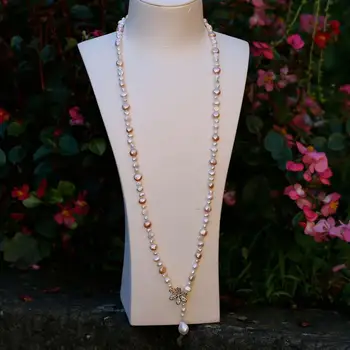 Selling white pink purple baroque freshwater pearl long 80cm necklace pearl pendant fashion jewelry
Selling white pink purple baroque freshwater pearl long 80cm necklace pearl pendant fashion jewelry