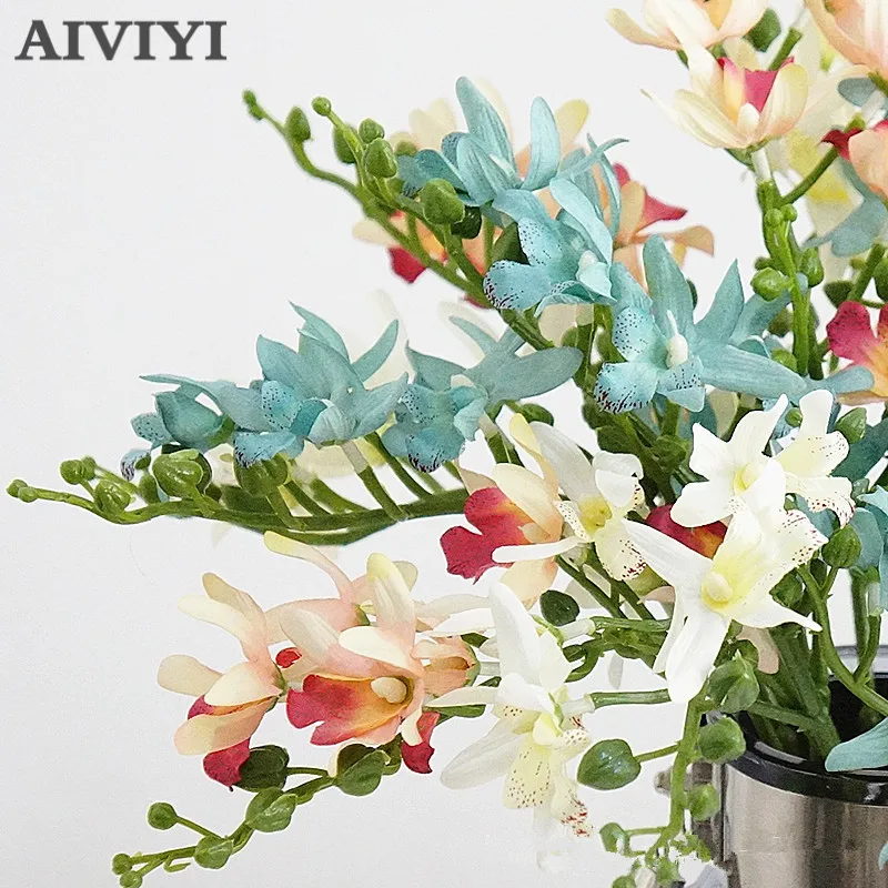 Foreign trade excellent products Simulation small orchid High-grade European flores artificiales wedding party Christmas Home de
Foreign trade excellent products Simulation small orchid High-grade European flores artificiales wedding party Christmas Home de