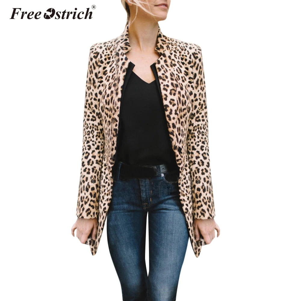 Free Ostrich jacket women autumn Stand collar Leopard printed chamarras de mujer manteau femme casaco feminino harajuku N30
Free Ostrich jacket women autumn Stand collar Leopard printed chamarras de mujer manteau femme casaco feminino harajuku N30