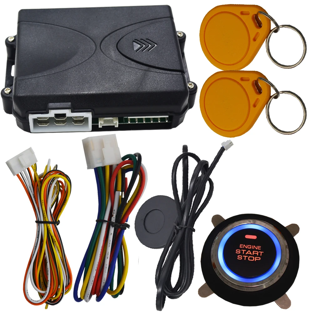 Push Button start system working with RFID invisible alarm remote start stop by oem remote key or aftermarket alarm remote
Push Button start system working with RFID invisible alarm remote start stop by oem remote key or aftermarket alarm remote