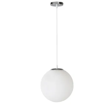 Modern simple white glass ball Pendant lights Living room Bedroom Droplight Vintage E27 bulb LED 90-260V Chrome lighting fixture
Modern simple white glass ball Pendant lights Living room Bedroom Droplight Vintage E27 bulb LED 90-260V Chrome lighting fixture