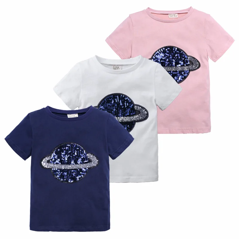 New Fashion Cotton Planet Sequin Boys Girls T-Shirts Children Kids Cartoon Print T Shirts Baby Child Tops Clothing Tee 2-7T
New Fashion Cotton Planet Sequin Boys Girls T-Shirts Children Kids Cartoon Print T Shirts Baby Child Tops Clothing Tee 2-7T