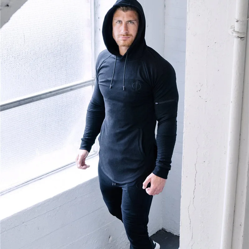 2019 Autumu Hoodies Men Splicing sleeve Loose Sweatshirts Fashion Solid GYMS Streetwear Pullover Sportswear High Quality
2019 Autumu Hoodies Men Splicing sleeve Loose Sweatshirts Fashion Solid GYMS Streetwear Pullover Sportswear High Quality