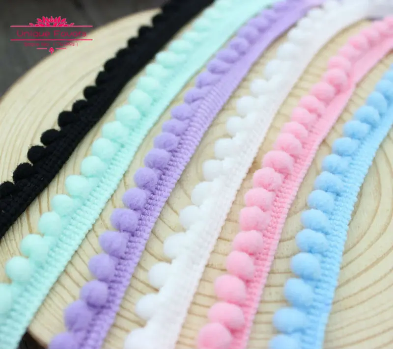 50 Yards Dyed Candy Color Fringe Pompoms Ball Trim Lace Polyester Ball Cushion Edging Pillow Lace Skirt Decorative Fringe Lace
50 Yards Dyed Candy Color Fringe Pompoms Ball Trim Lace Polyester Ball Cushion Edging Pillow Lace Skirt Decorative Fringe Lace