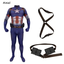 Endgame Cosplay Costumes Captain America Super Hero Lycra Spandex Bodysuit Suit Zentai Jumpsuit Belt/Strap Adult Kids
Endgame Cosplay Costumes Captain America Super Hero Lycra Spandex Bodysuit Suit Zentai Jumpsuit Belt/Strap Adult Kids