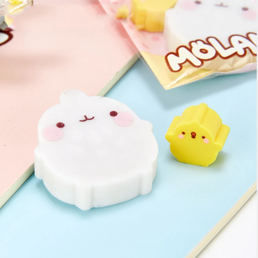 2pcs/lot Molang Rabbit Duck Rubber Eraser Funny Student For Kids Stationery Student Gifts
2pcs/lot Molang Rabbit Duck Rubber Eraser Funny Student For Kids Stationery Student Gifts