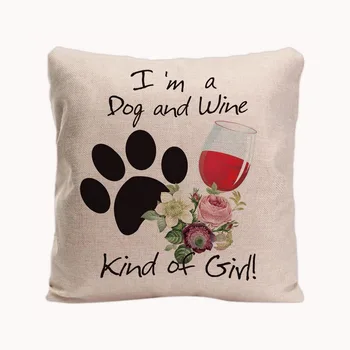 I'm Dog and Wine Throw Pillow Cover Cotton Linen Kind of Girl Dog Paw Print Flower Square Pillow case High Quality Pillowcase
I'm Dog and Wine Throw Pillow Cover Cotton Linen Kind of Girl Dog Paw Print Flower Square Pillow case High Quality Pillowcase