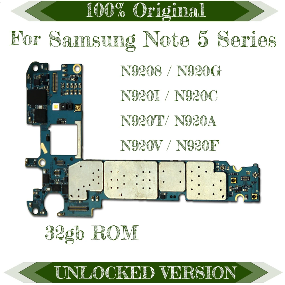 32gb Original Unlocked Europe Version for Samsung Galaxy Note 5 N9208 N920G N920I N920C N920F N920T N920A N920V Motherboard
32gb Original Unlocked Europe Version for Samsung Galaxy Note 5 N9208 N920G N920I N920C N920F N920T N920A N920V Motherboard