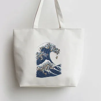The Great Wave of dog Japanese Anime Canvas Tote bag Cartoon Shopping bags school Shoulder AN244
The Great Wave of dog Japanese Anime Canvas Tote bag Cartoon Shopping bags school Shoulder AN244