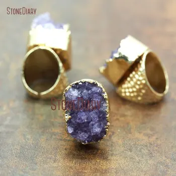 Cheap Amethysts Cluster Ring Gold Electroplated Free Form Ring Sale Adjustable RM5765
Cheap Amethysts Cluster Ring Gold Electroplated Free Form Ring Sale Adjustable RM5765