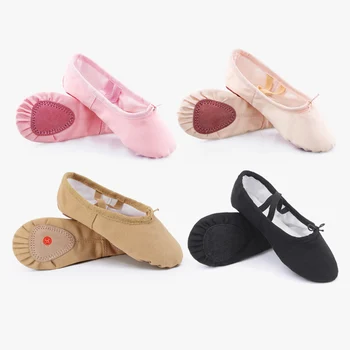 Kids Ballet Shoes Canvas Ballet Dance Slippers Split Sole Girls Childern Ballerina Practice Shoes For Dancing
Kids Ballet Shoes Canvas Ballet Dance Slippers Split Sole Girls Childern Ballerina Practice Shoes For Dancing