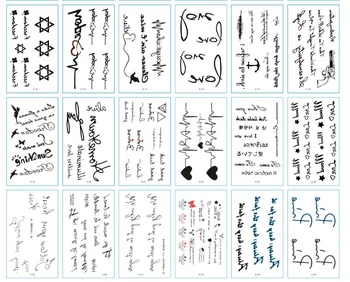 Hot Small Sexy Black Cartoon Temporary Tattoo Cute Star Tattoo Sticker Love Women Body Finger Art Waterproof Tattoo
Hot Small Sexy Black Cartoon Temporary Tattoo Cute Star Tattoo Sticker Love Women Body Finger Art Waterproof Tattoo