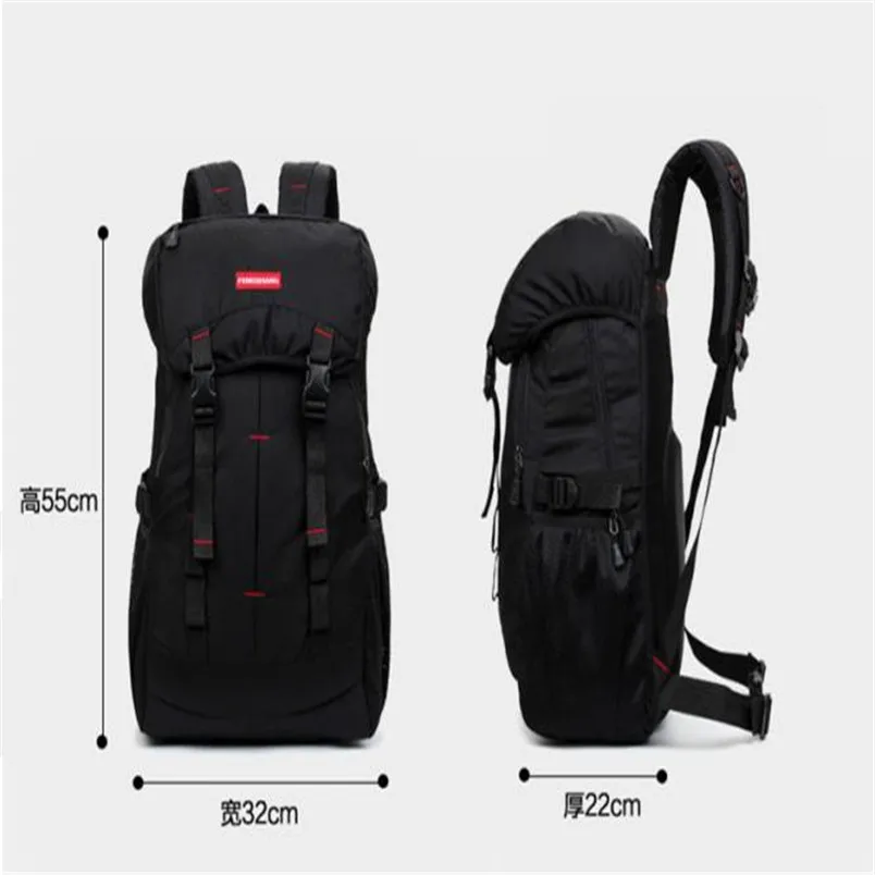Fashion Men Women 50L Outdoor sports bags Hiking Bag Camping Travel Waterproof Mountaineering Backpack new arrival #4n26 (2)