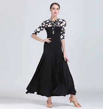 Standard Ballroom Dance Dresses 2019 New Design Medium Sleeve Flamenco Dancing Skirt Women Cheap Stage Waltz Ballroom Dress 
Standard Ballroom Dance Dresses 2019 New Design Medium Sleeve Flamenco Dancing Skirt Women Cheap Stage Waltz Ballroom Dress