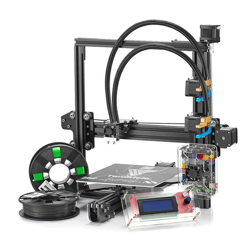 

Tevo Tarantula Aluminum 3D Printer DIY Kit with 8GB SD Card Large Build Bed Aluminium Extrusion printing 2 Rolls Filament Gift