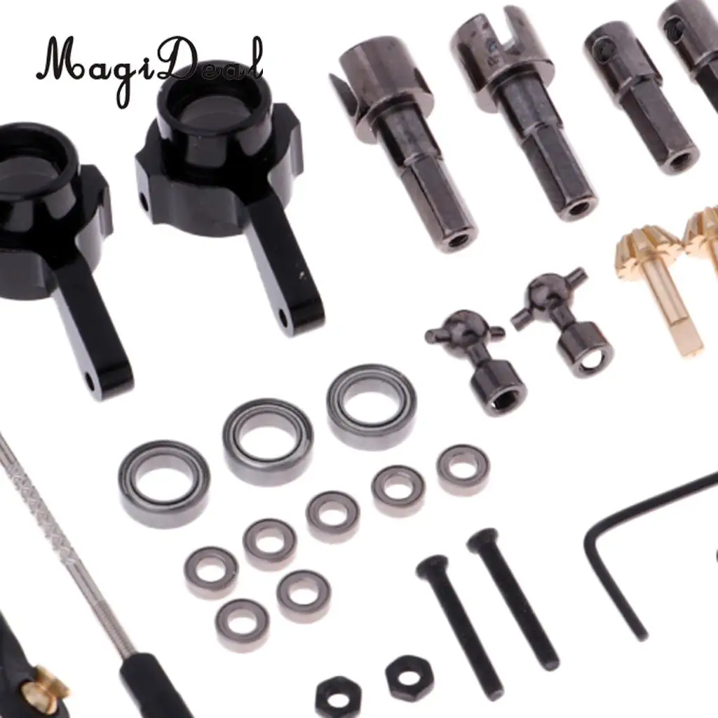 Upgrade OP Fittings Full Metal Accessories For WPL B14 B24 C14 C24 WPL Accesorios RC Car Parts 4WD/ 6WD Set