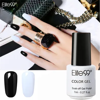 Elite99 7ml French White Pure Black Gel Polish 1 Peice Nail Art Design Soak Off UV Lamp LED Nail Polish Gel Lacquer Primer
Elite99 7ml French White Pure Black Gel Polish 1 Peice Nail Art Design Soak Off UV Lamp LED Nail Polish Gel Lacquer Primer