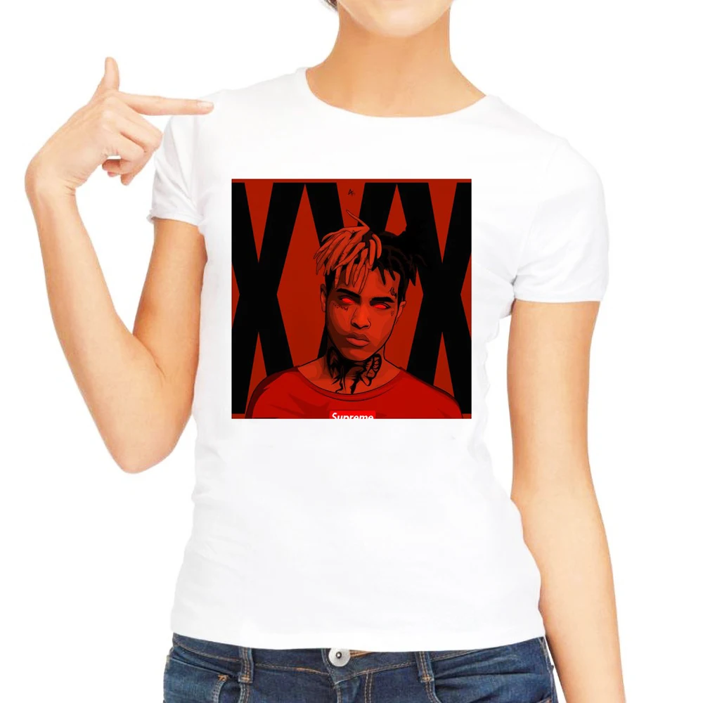 Футболка посвященная рэперу xxxtentacion Rip мужская/wo Мужская 2019 Женская рэп Рэпер Хип
