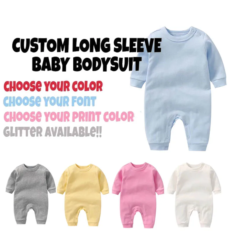 Culbutomind Winter Long Sleeve Custom Text Baby Clothes Personalized Baby Bodysuit Cute Baby Unisex Clothes
Culbutomind Winter Long Sleeve Custom Text Baby Clothes Personalized Baby Bodysuit Cute Baby Unisex Clothes