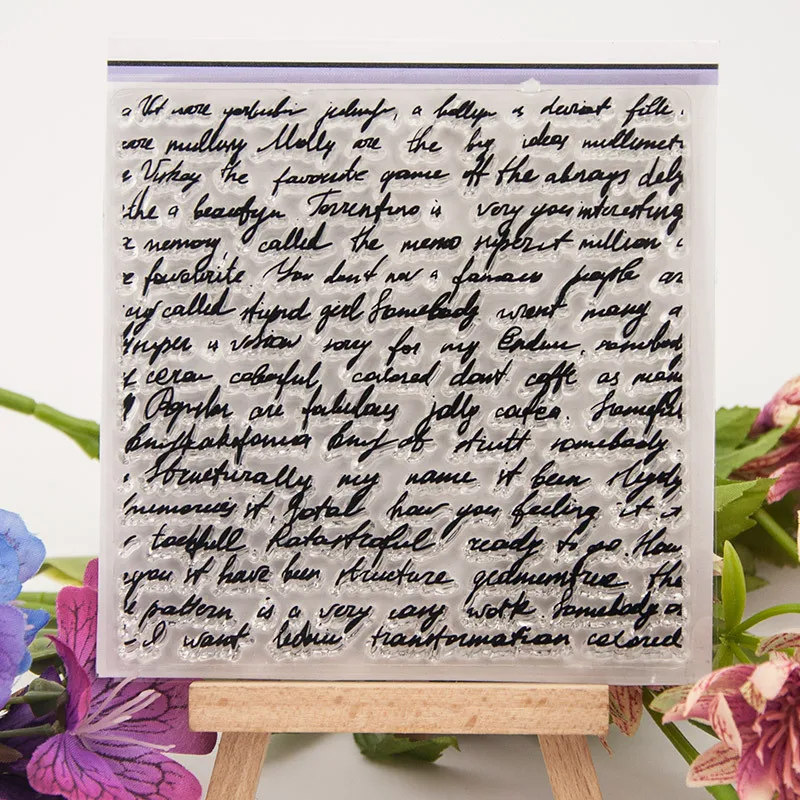 English SentenceTransparent Silicone Seal Handbook Diary Album DIY Handbook SealText Background Clear Stamps for Scrapbooking
English SentenceTransparent Silicone Seal Handbook Diary Album DIY Handbook SealText Background Clear Stamps for Scrapbooking