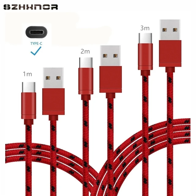 Зарядное устройство USB Type c 1 м 2 3 для huawei p20 lite p10 honor 9 10 moto g5s plus z2 play nexus 6p LG V30 G6 Samsung s8