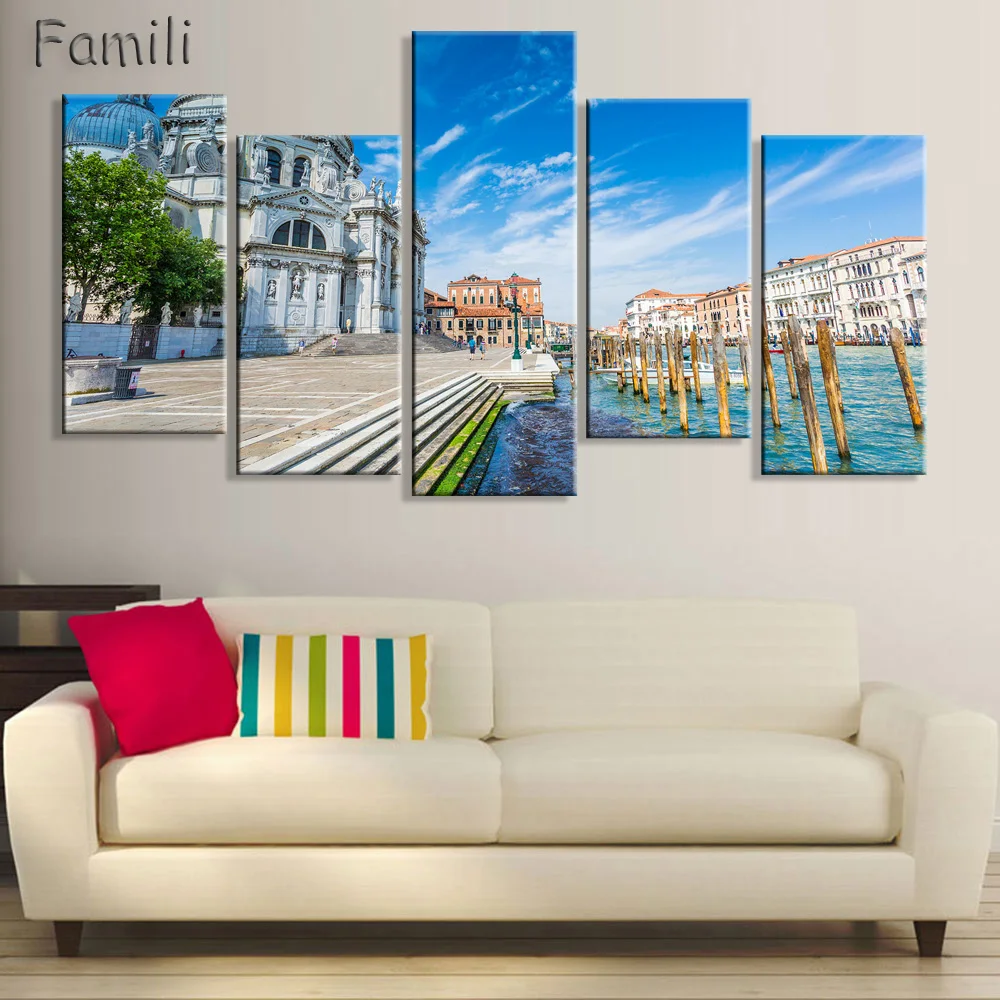 5Pcs/set Modern Canvas Painting Wall Art Italy Venice Landscape Oil Painting Beautiful City River Decorative Picture Home Decor
5Pcs/set Modern Canvas Painting Wall Art Italy Venice Landscape Oil Painting Beautiful City River Decorative Picture Home Decor