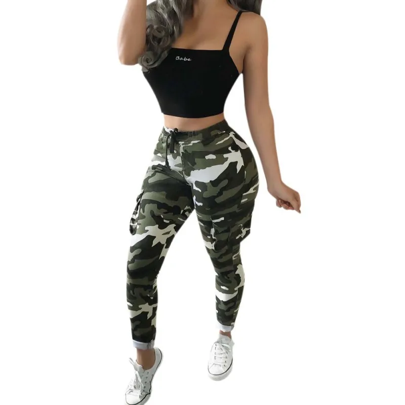 2019 Women Camouflage Long Pants High Waist Hip Hop Trousers Pants Military Army Pants Pocket Camouflage Pants Plus Size S-2XL
2019 Women Camouflage Long Pants High Waist Hip Hop Trousers Pants Military Army Pants Pocket Camouflage Pants Plus Size S-2XL