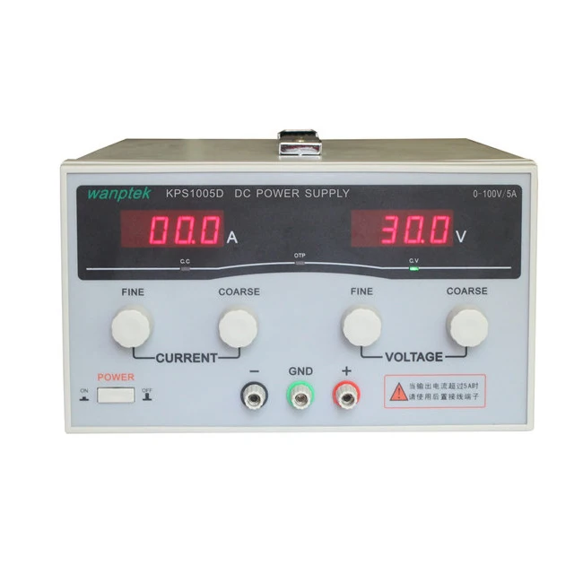 KPS1005D High precision High Power Adjustable LED Dual Display Switching DC power supply 220V EU 100V/5A
KPS1005D High precision High Power Adjustable LED Dual Display Switching DC power supply 220V EU 100V/5A