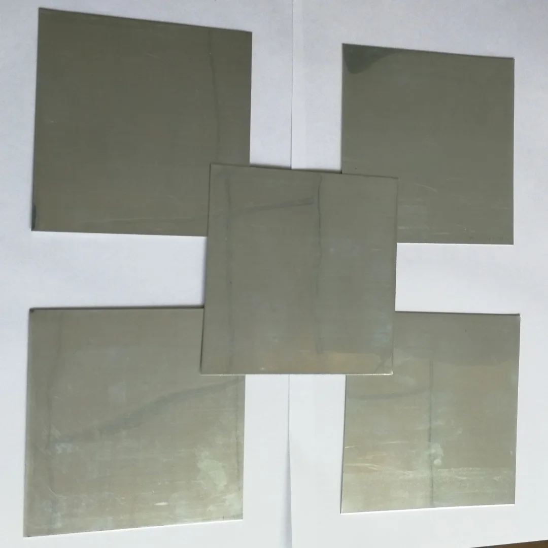 5pcs NEW Pure Zinc Zn Sheet Plate Metal Foil 100mm*100mm*0.5mm