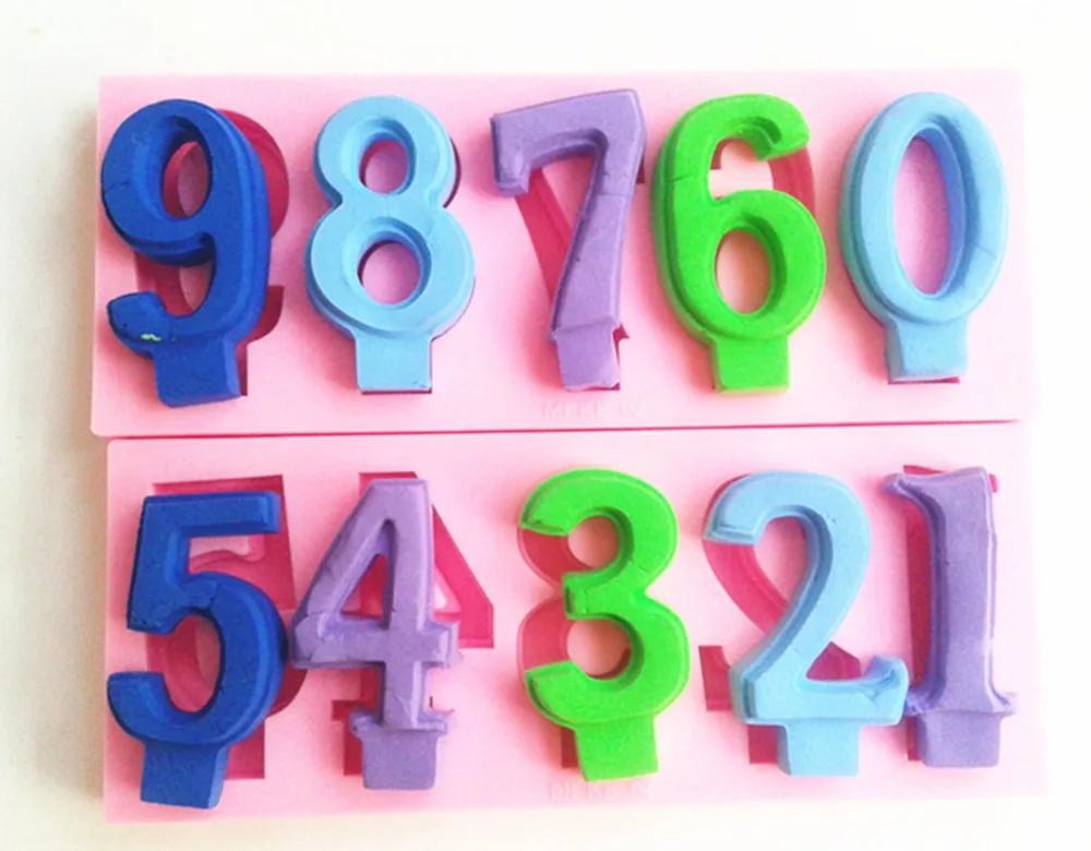 Design 937 Number 0 to 9 Silicone Mold, Candle Mold, Sugar Mold, Chocolate Mold, Cake Decoration Tool
Design 937 Number 0 to 9 Silicone Mold, Candle Mold, Sugar Mold, Chocolate Mold, Cake Decoration Tool