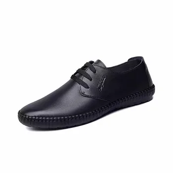 Lace-up Solid Color Thin Belt Trend New Temperament Business Casual Wind Men's Shoes Autumn New Fashion Front With Peas Shoes
Lace-up Solid Color Thin Belt Trend New Temperament Business Casual Wind Men's Shoes Autumn New Fashion Front With Peas Shoes