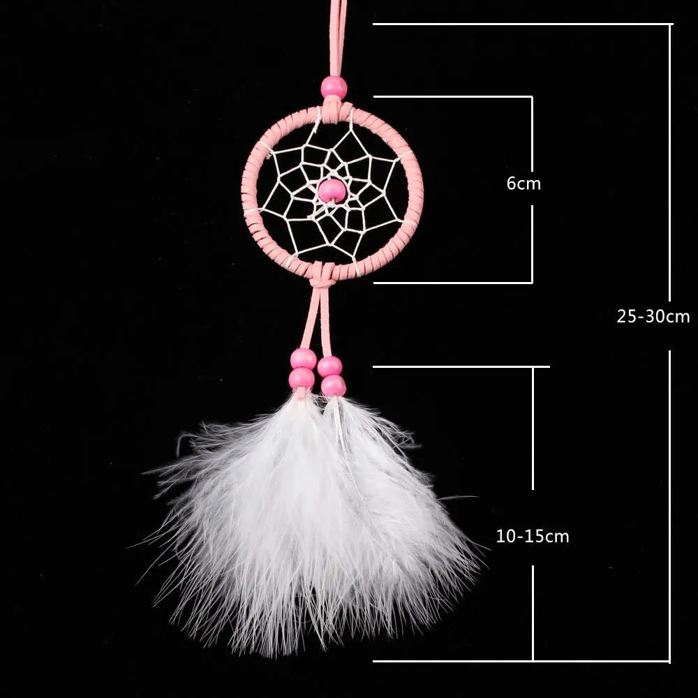 Pink Dream Catcher Home Decor Feather Dreamcatcher Mini Wind Chimes Indian Style Religious Mascot Car Wall Decoration Ornament
Pink Dream Catcher Home Decor Feather Dreamcatcher Mini Wind Chimes Indian Style Religious Mascot Car Wall Decoration Ornament