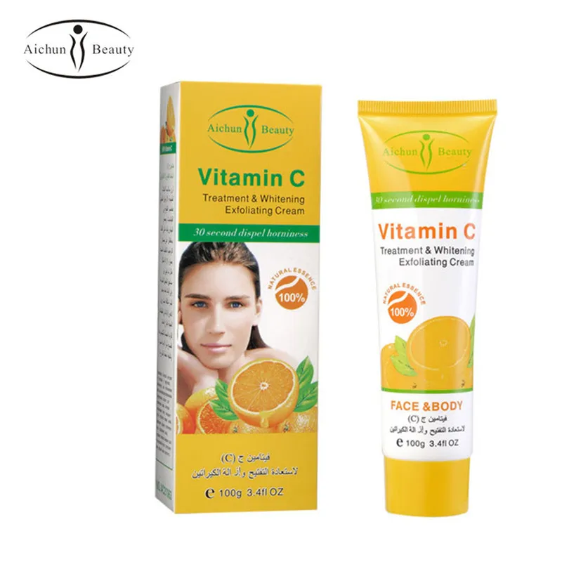 100g Herbal Vitamin C Treatment Whitening Mildly Soften Exfoliating Cream Peeling Gel Face Body Beauty Care
100g Herbal Vitamin C Treatment Whitening Mildly Soften Exfoliating Cream Peeling Gel Face Body Beauty Care